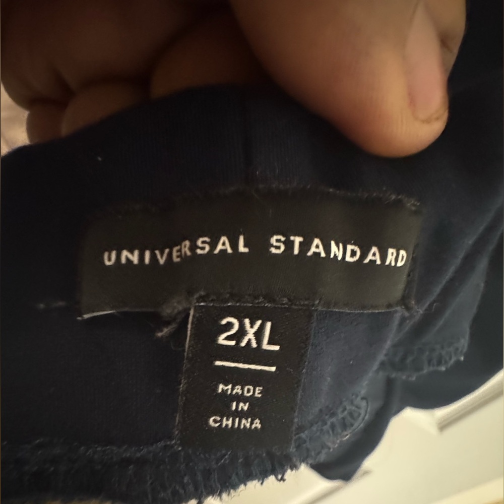 Moro Pocket Signature Ponte Pants by Universal Standard 2X Navy Blue - Picture 6 of 6
